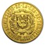 1955 Dominican Republic Gold 30 Pesos Trujillo Era Avg Circ