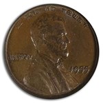 1955 Double Die Obverse Lincoln Cent MS62 NGC CAC (Brown)