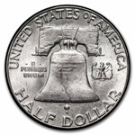 1955 Franklin Half Dollar 20-Coin Roll Avg Circ