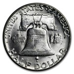1955 Franklin Half Dollar 20-Coin Roll BU (Bugs Bunny Variety)
