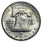 1955 Franklin Half Dollar BU (Bugs Bunny Variety)