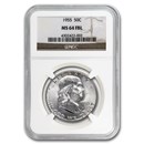 1955 Franklin Half Dollar MS-64 NGC (FBL)