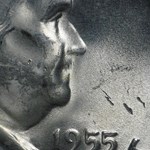 1955 Franklin Half Dollar MS-64 PCGS (FBL, FS-401, Bugs Bunny)