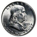 1955 Franklin Half Dollar MS-64 PCGS (FBL, FS-401, Bugs Bunny)