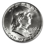 1955 Franklin Half Dollar MS-64 PCGS (FBL)