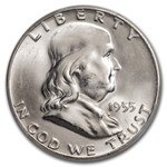 1955 Franklin Half Dollar MS-64 PCGS (FS-401, Bugs Bunny)