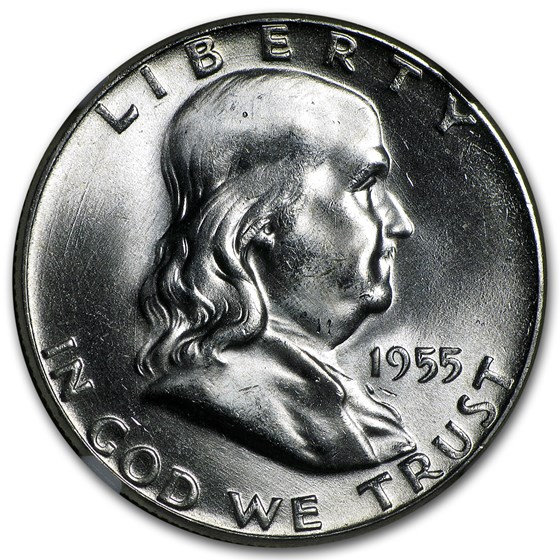 Buy 1955 Franklin Half Dollar MS-65 NGC (Bugs Bunny) | APMEX