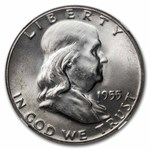 1955 Franklin Half Dollar MS-65 NGC (FBL, Bugs Bunny)
