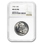 1955 Franklin Half Dollar MS-65 NGC (FBL)