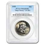 1955 Franklin Half Dollar MS-65 PCGS (FBL, Bugs Bunny)
