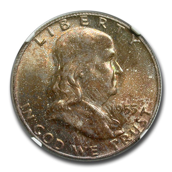 1955 Franklin Half Dollar MS-66 NGC (FBL) 1955 Franklin Half Dollar MS-66 NGC (FBL)