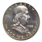 1955 Franklin Half Dollar PF-67 Cameo NGC