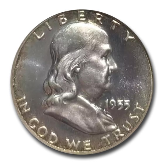 1955 Franklin Half Dollar PF-67 Cameo NGC 1955 Franklin Half Dollar PF-67 Cameo NGC