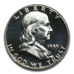 1955 Franklin Half Dollar PF-68 Cameo NGC CAC