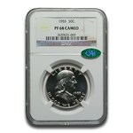 1955 Franklin Half Dollar PF-68 Cameo NGC CAC