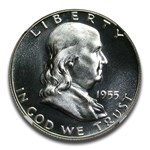 1955 Franklin Half Dollar PF-69 Cameo NGC
