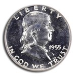 1955 Franklin Half Dollar PR-66 CACG