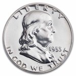 1955 Franklin Half Dollar PR-68 Cameo PCGS