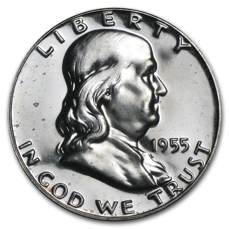 1955 Franklin Half Dollar Proof