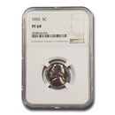 1955 Jefferson Nickel PF-69 NGC