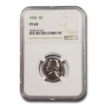1955 Jefferson Nickel PF-69 NGC