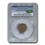 1955 Lincoln Cent Doubled Die Obverse AU-55 PCGS CAC (Brown)