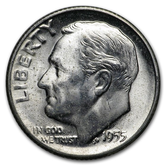 1955-S Roosevelt Dime BU 1955-S Roosevelt Dime BU