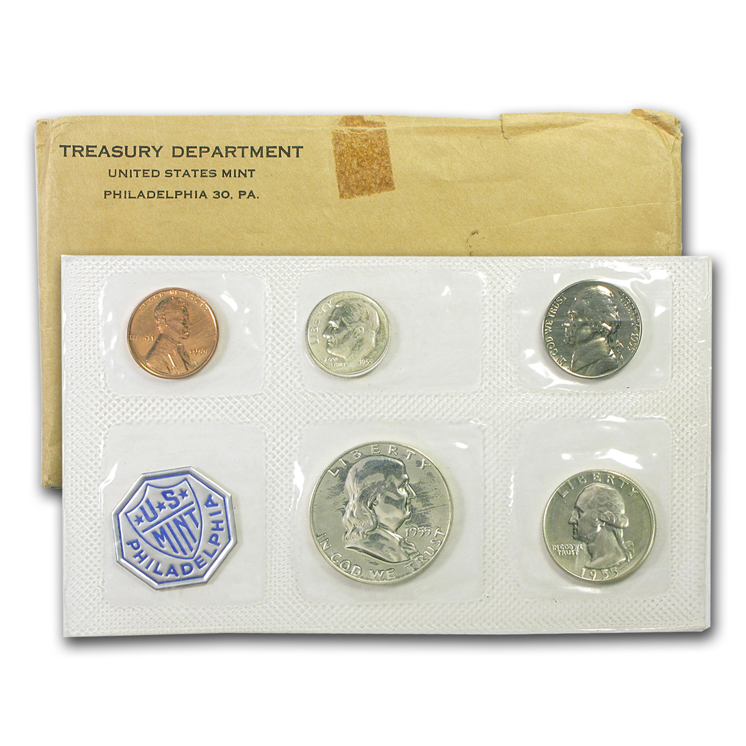Mint Sealed in a flat cello. The Coins are U.S 1956 U.S PROOF SET 