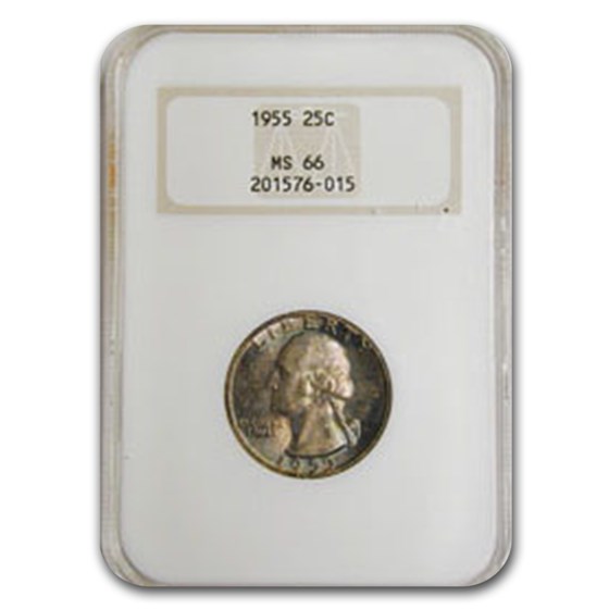 1955 Washington Quarter MS-66 NGC 1955 Washington Quarter MS-66 NGC