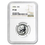 1955 Washington Quarter PF-68 NGC