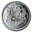 1956 Canada Silver 50 Cents Elizabeth II BU/Prooflike