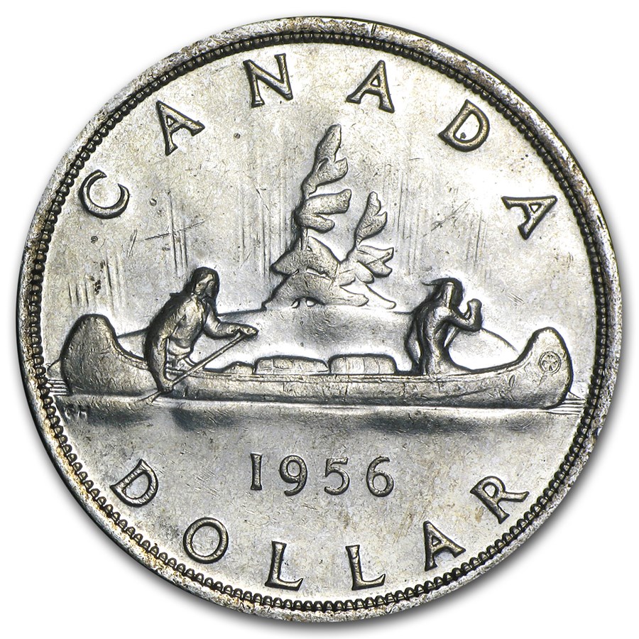 Buy 1956 Canada Silver Dollar BU APMEX