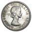 1956 Canada Silver Dollar Elizabeth II AU