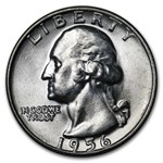 1956-D Washington Quarter 40-Coin Roll BU