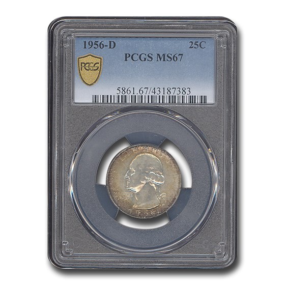 1956-D Washington Quarter MS-67 PCGS 1956-D Washington Quarter MS-67 PCGS