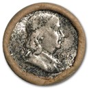 1956 Franklin Half Dollar 20-Coin Roll BU (Bank Wrapped)