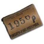 1956 Franklin Half Dollar 20-Coin Roll BU (Bank Wrapped)