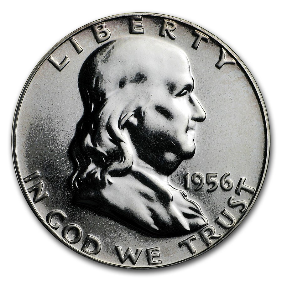 1956 Franklin Half Dollar Gem Proof