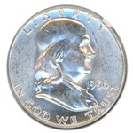 1956 Franklin Half Dollar MS-62 NGC (Bugs Bunny, Fivaz)