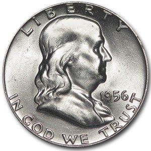 1956 Franklin Half Dollar MS-65 (FBL) 1956 Franklin Half Dollar MS-65 (FBL)