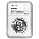 1956 Franklin Half Dollar MS-65 NGC (FBL)
