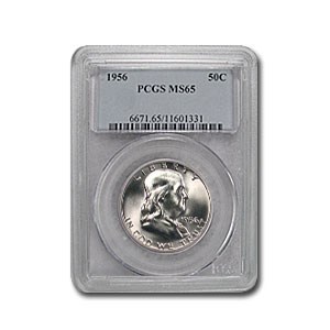 1956 Franklin Half Dollar MS-65 PCGS