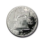 1956 Franklin Half Dollar Proof (Type-I) 4 Feathers