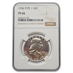 1956 Franklin Half Dollar Type-I PF-66 NGC