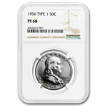 1956 Franklin Half Dollar Type-I PF-68 NGC
