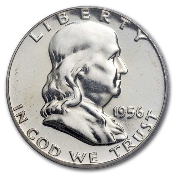 1956 Franklin Half Dollar Type-I PR-66 PCGS 1956 Franklin Half Dollar Type-I PR-66 PCGS