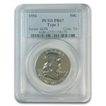 1956 Franklin Half Dollar Type-I PR-67 PCGS