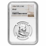 1956 Franklin Half Dollar Type-II PF-67 NGC