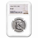 1956 Franklin Half Dollar Type-II PF-69 NGC