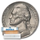 1956 Jefferson Nickel 40-Coin Roll BU